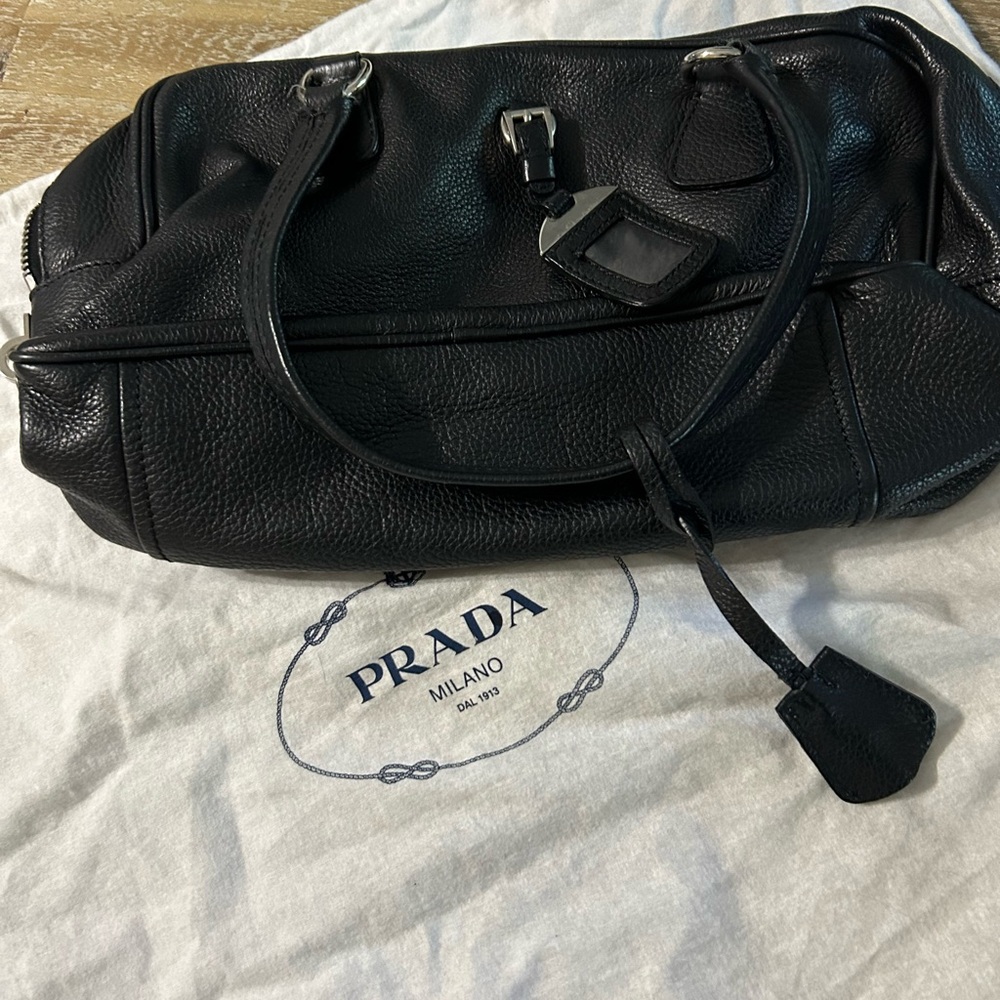 Prada Black Leather Handbag